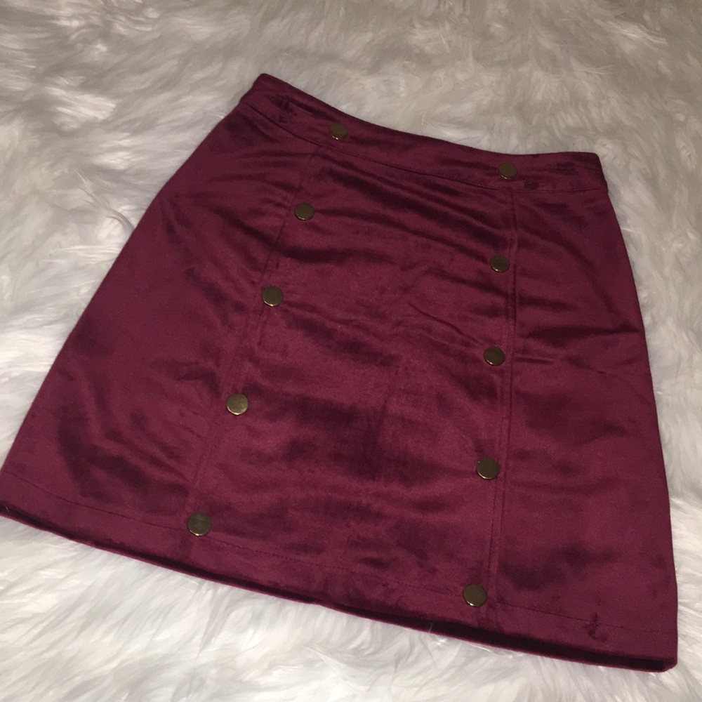 Red skirt